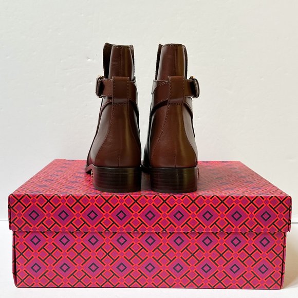 Tory Burch Brooke Ankle Bootie Perfect Brown Size 7 - Picture 2 of 7